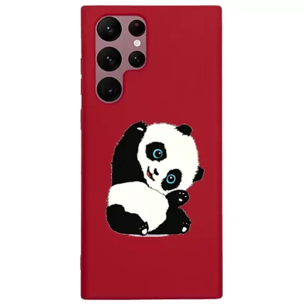 Samsung S22 Ultra Lansman Kılıf - Pandas