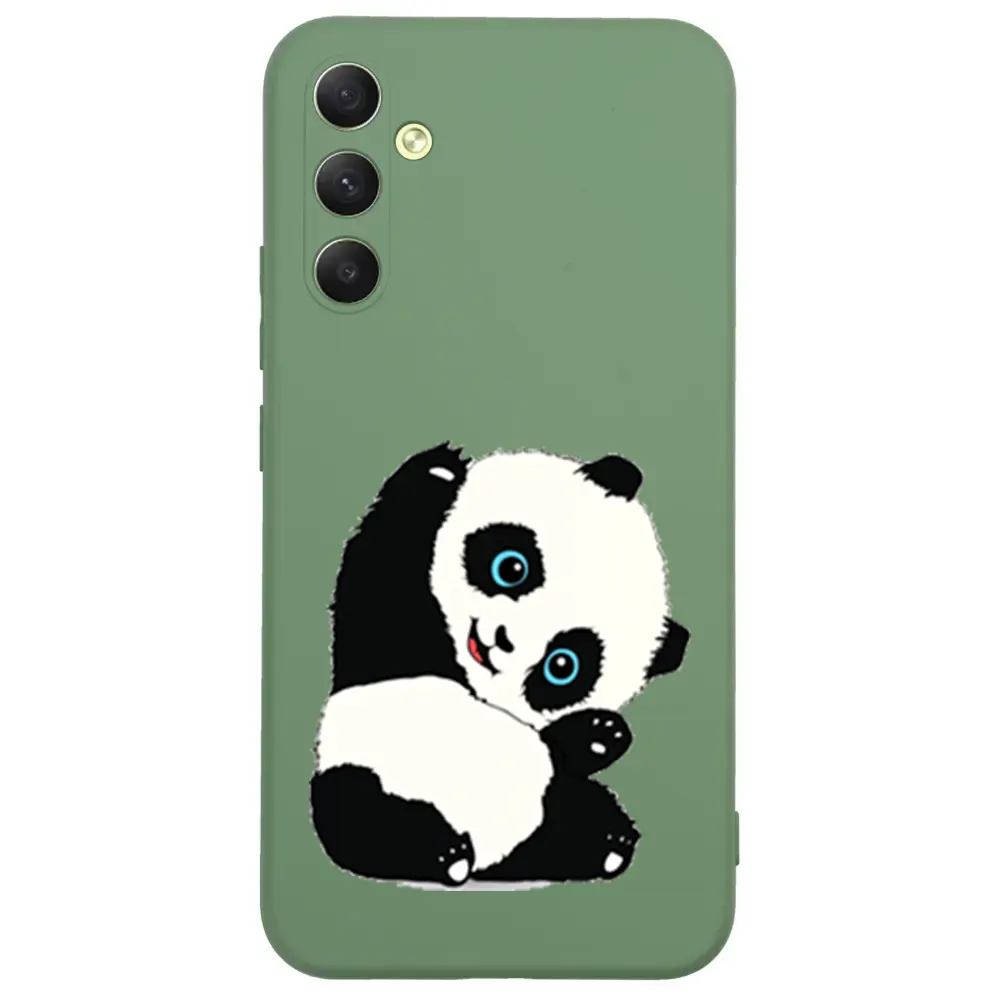 Samsung A34 5G Lansman Kılıf - Pandas