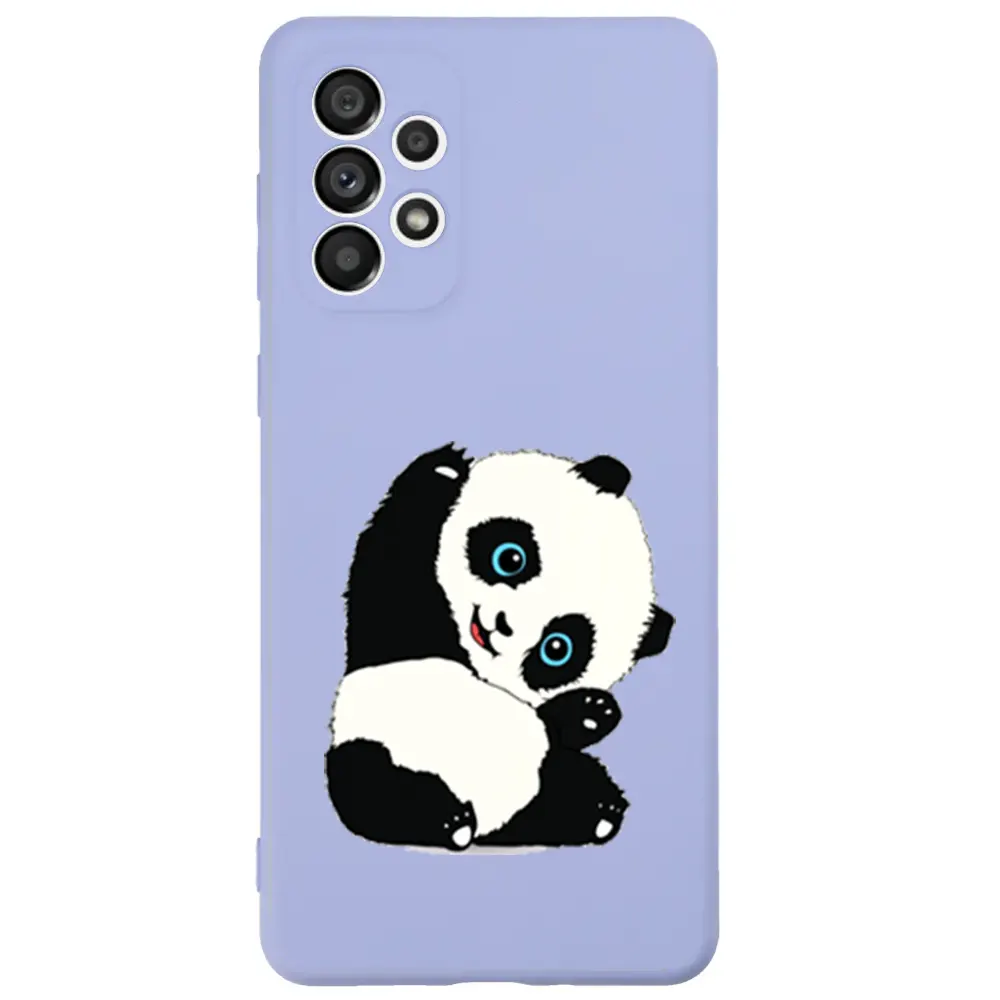 Samsung A73 Lansman Kılıf - Pandas